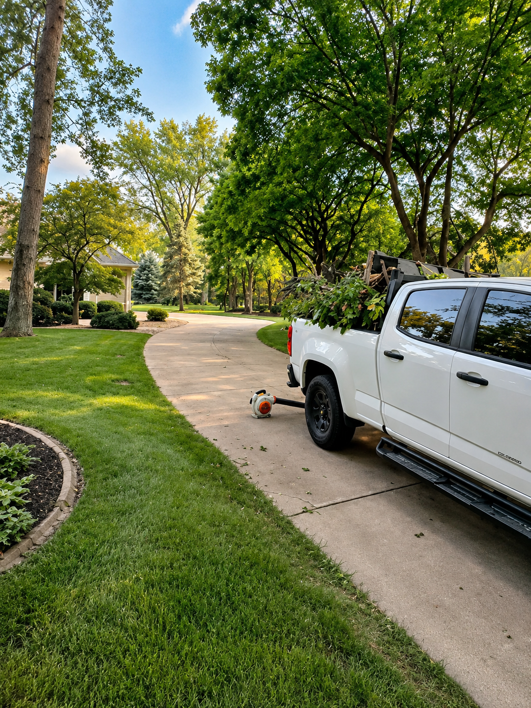 Residential yard cleanup